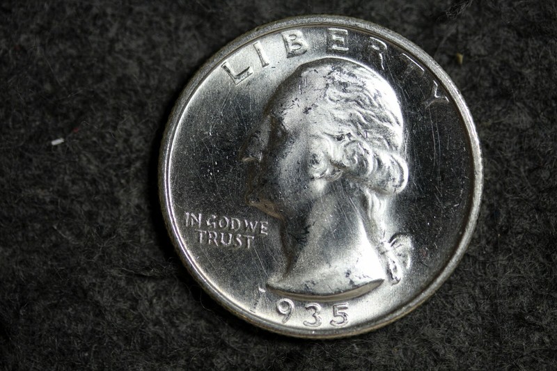 ESTATE FIND 1935 - S Washington Quarter!! #J17754