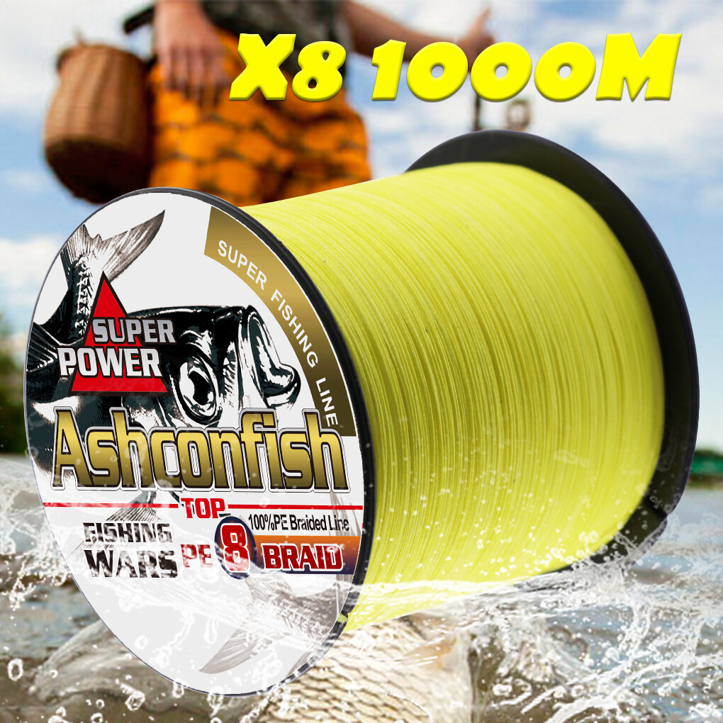 8Strands 8 Weaves 1000m PE Rope Multifilament Japan PE Line Braided