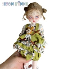 1/6 BJD Poupées Vêtements Faits La Main Chaussures Perruque Maquillage Ensemble