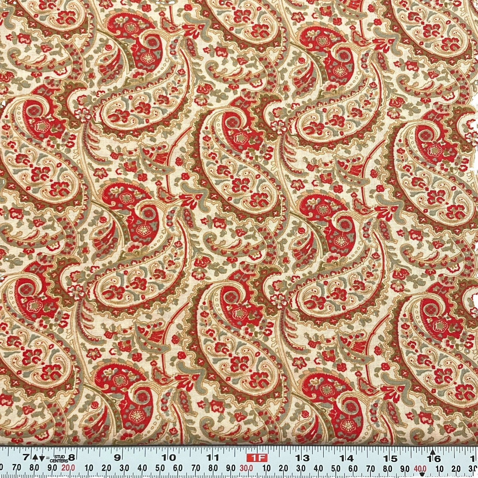 Paisley Quilting Antique/Vintage Craft Fabrics