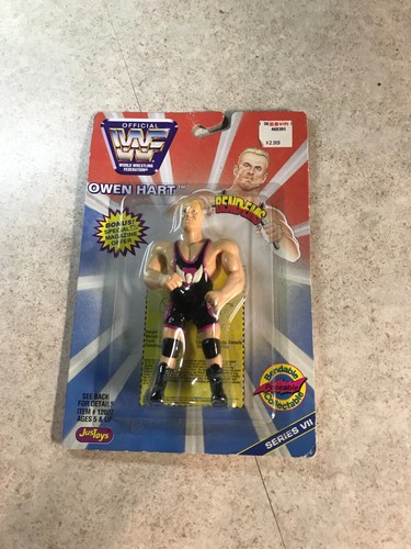 1997 Just Toys WWF Bend-Ems Owen Hart Series 7...