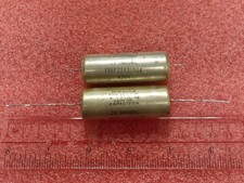 2 pcs Sprague Vitamin Q 0.22uF 1000VDC 196P Metal Case PIO Audio Capacitors