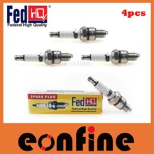4 Pcs FedHQ Spark Plug For Honda Scooter C70 Passport 1980-1981