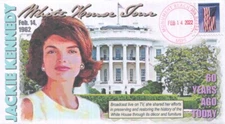 COVERSCAPE computer designed 60th Jackie Kennedy White House Tour event cover