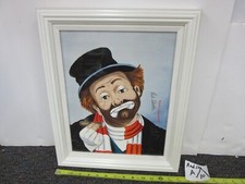 Red Skelton Porcelain signed art Hobo Clown Freddie Freeloader Turns 80 limited