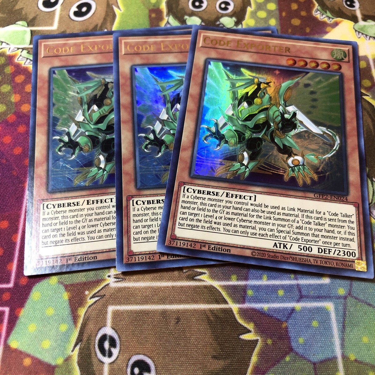 x3 Code Exporter GFP2-EN024 Ultra Rare 1st Edition Near Mint