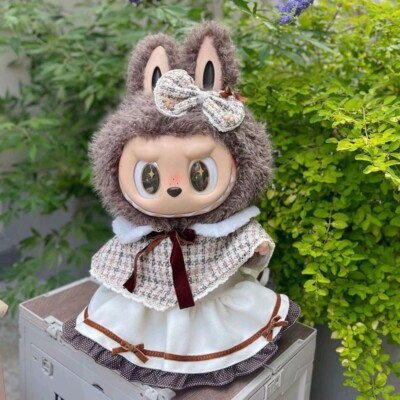 POP MART 58CM The Monsters Labubu Plush Doll Skirt Set POP MART 58CM The Monsters Labubu Plush Doll Skirt Set