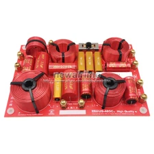 1pcs US-485C 4-Way Hi-Fi Speaker Frequency Divider Crossover Loudspeaker Filter