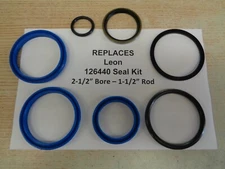 Replaces 126440 Leon Seal kit (2-1/2" bore & 1-1/2" Rod) For Most Model 636,707 