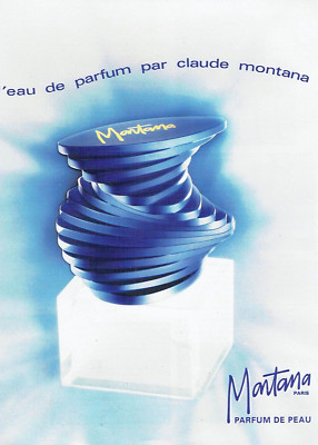 Advertising 0823 1993 Eau Parfum Skin Mens Montana Advertising