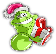 Monster Gift Cartoon Car Bumper Sticker Decal "SIZES"