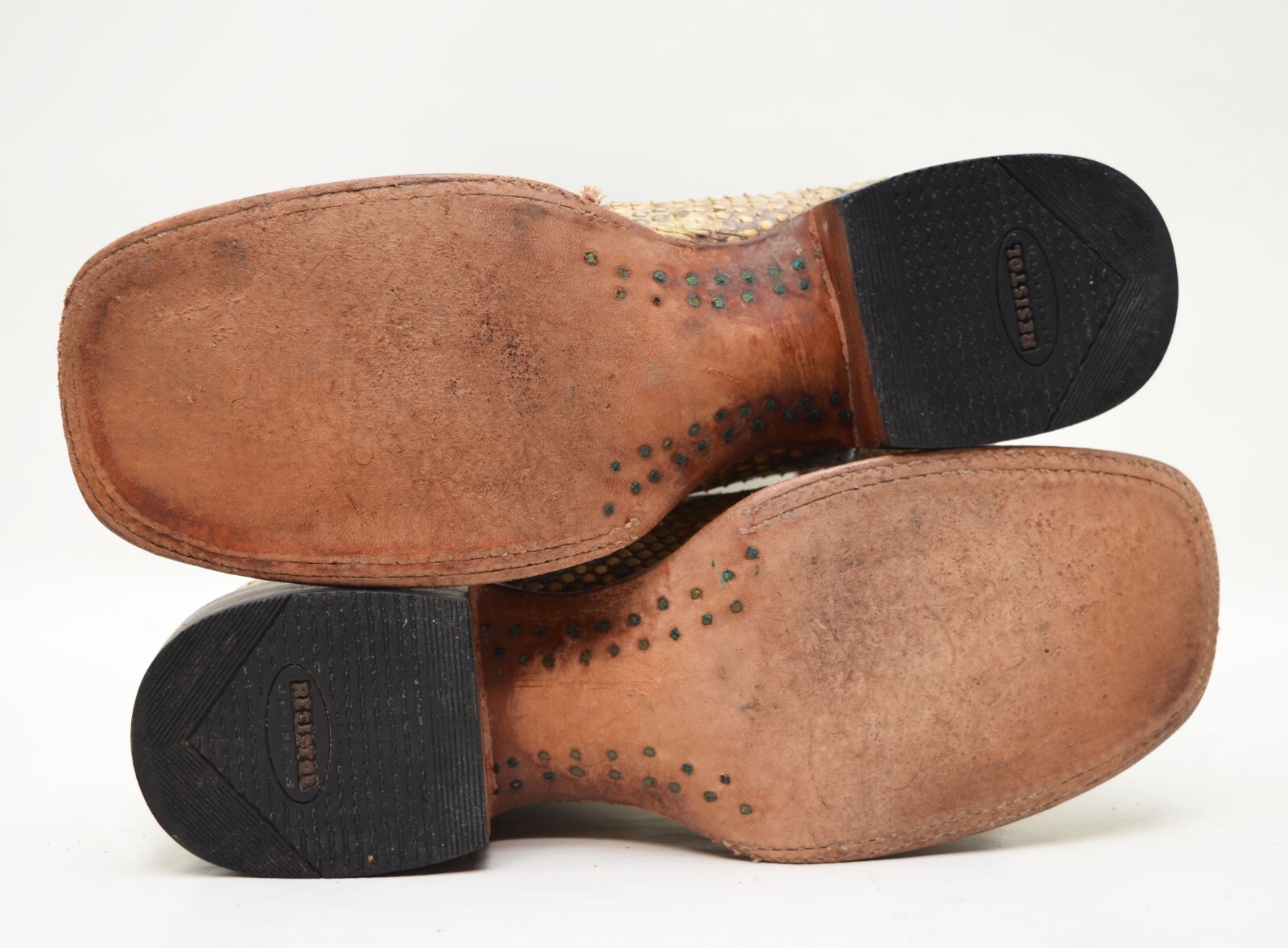 Resistol Ranch  Python and Leather Western Boots … - image 10