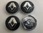4 Pcs Renault Wheel Centre Cap Brand New Hubcaps Center Caps 60mm Black Silver