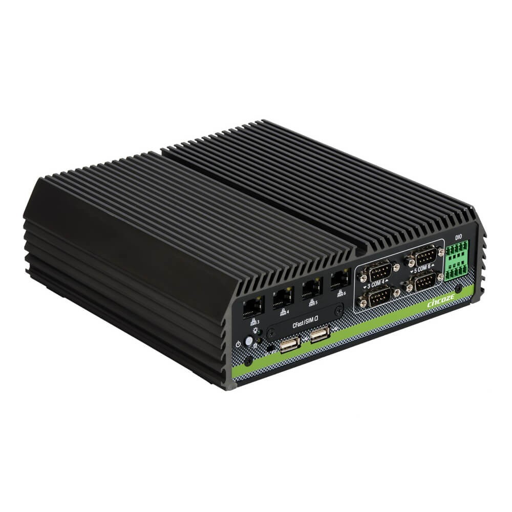 PC industriel fanless Cincoze DE-1000-R20 Atom E3845 quad core rail DIN neuf