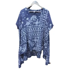 Magnolia Pearl oversized pullover top women’s one size 100% cotton designer