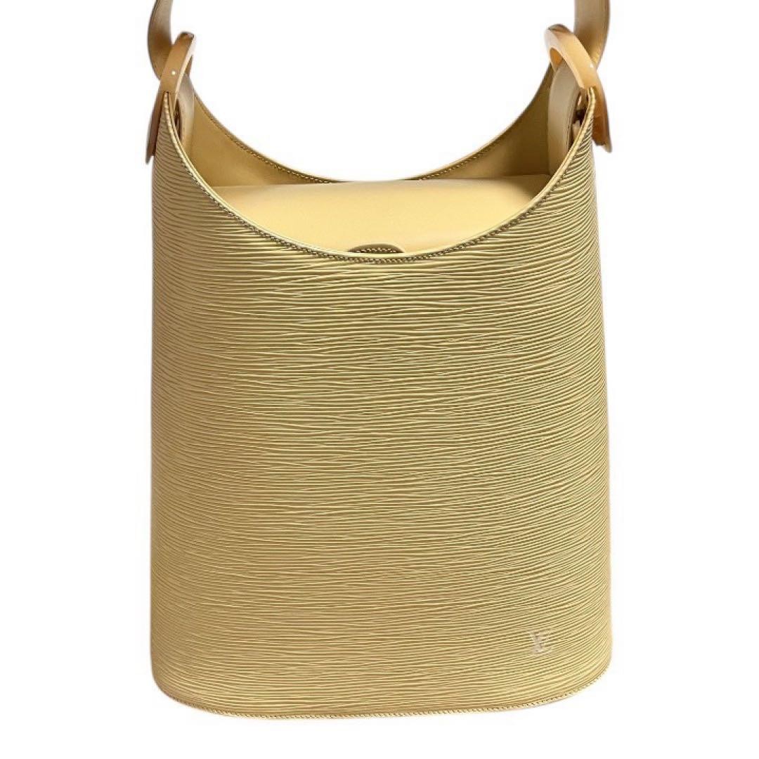 Borsa a mano Louis Vuitton M52812 Epi Verrou in pelle vaniglia autentica
