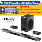 ULTIMEA 5.1.2 Sound Bar Dolby Atmos mit Subwoofer für TV Surround Sound System