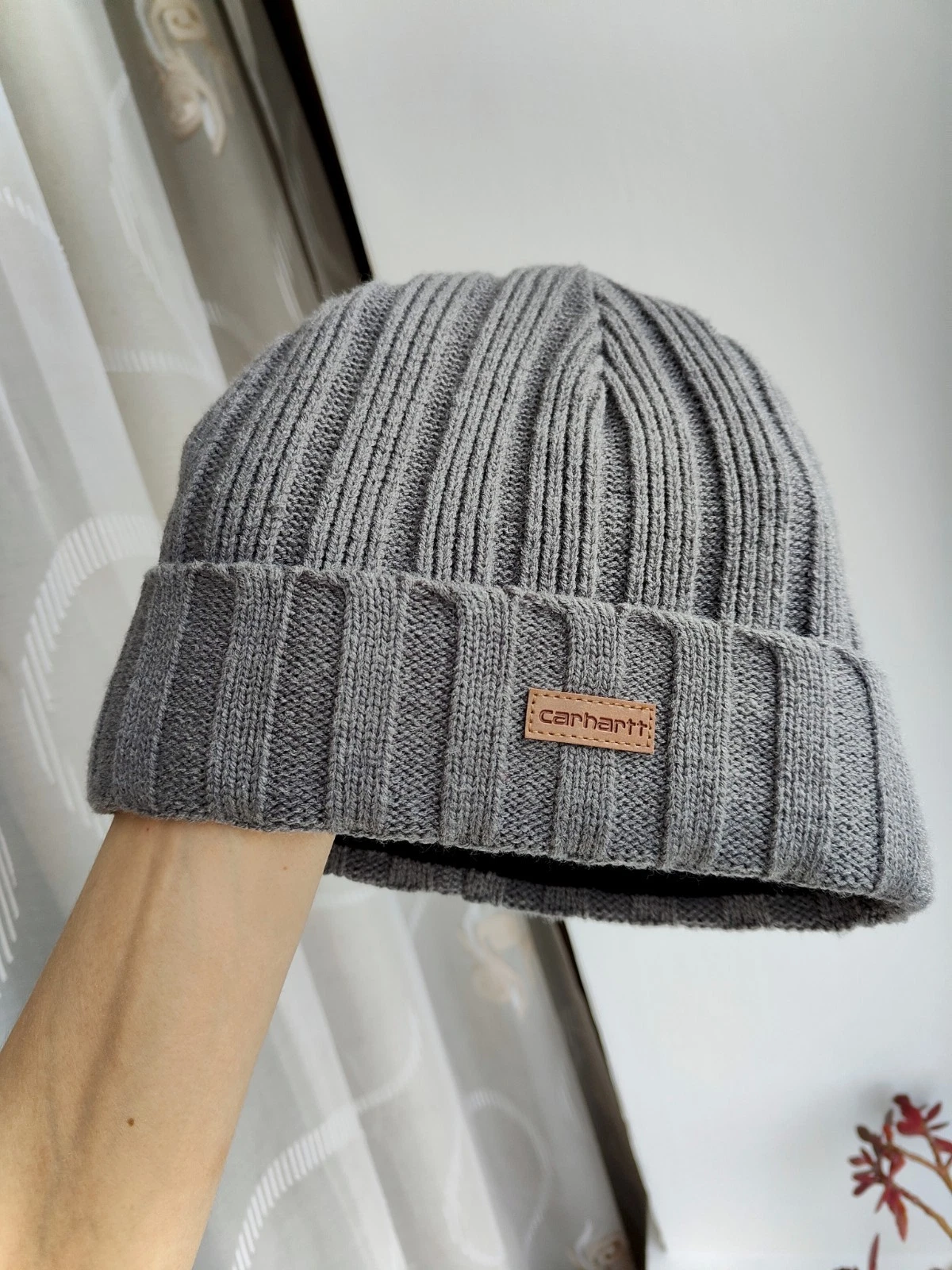Carhartt beanie knitted hat fleece lining inside Carhartt Hat