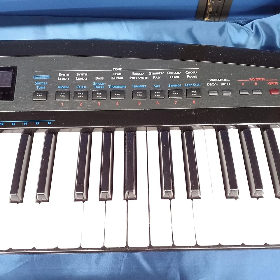 Roland AX-Synth BK Keytar Synthesizer with Soft Case Used Tested Working Japan - Image 4 of 4