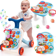 Baby Walker, 3 in 1 Push Walker for Baby Girls Boys, Baby Walking Toy for 1 Year