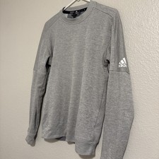 adidas Fleece Hood Size S Grey Heather