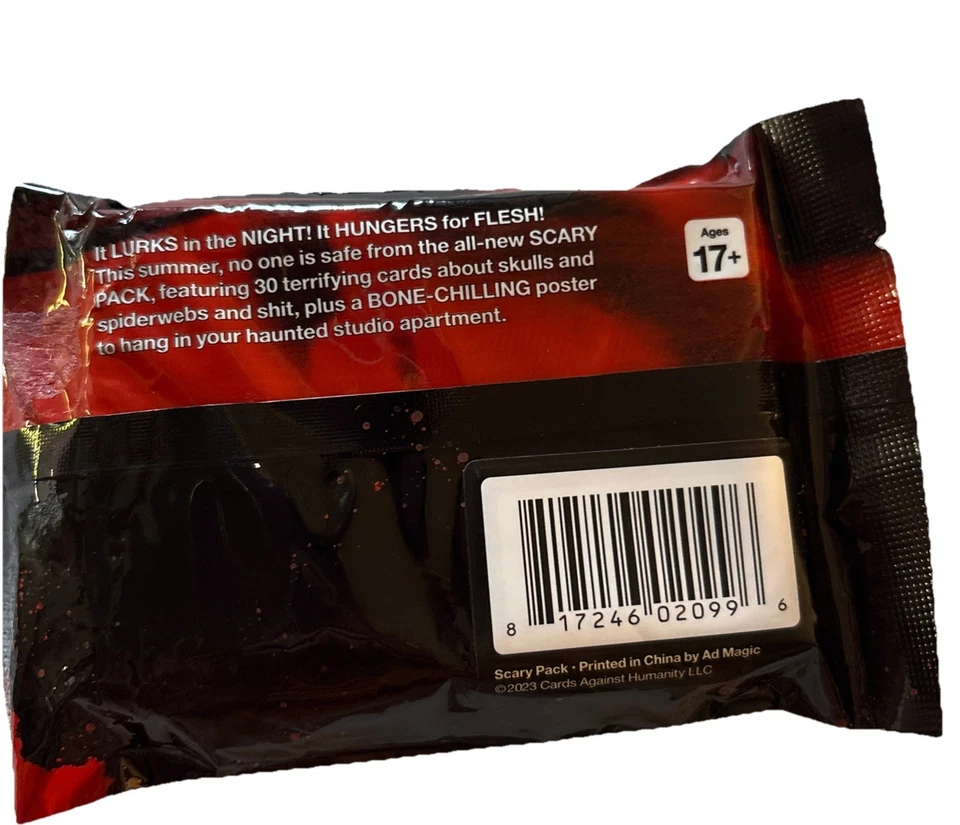 Cards Against Humanity Scary Pack + Bone Chilling Poster Expansion Pack New - Image 2 of 4