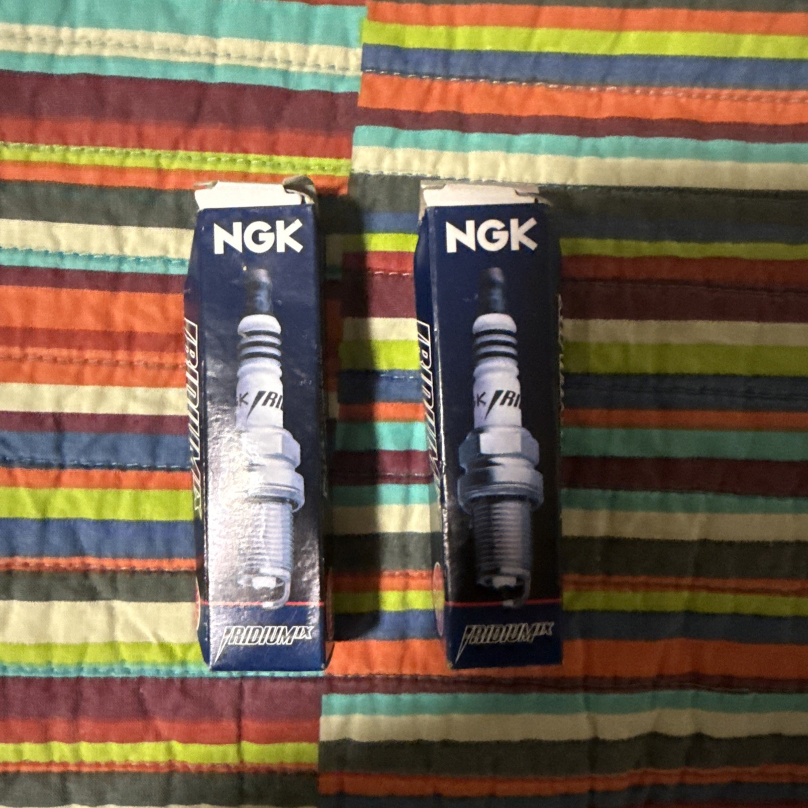 Set of 2 Genuine NGK 4469 Iridium IX Spark Plugs LFR5AIX11