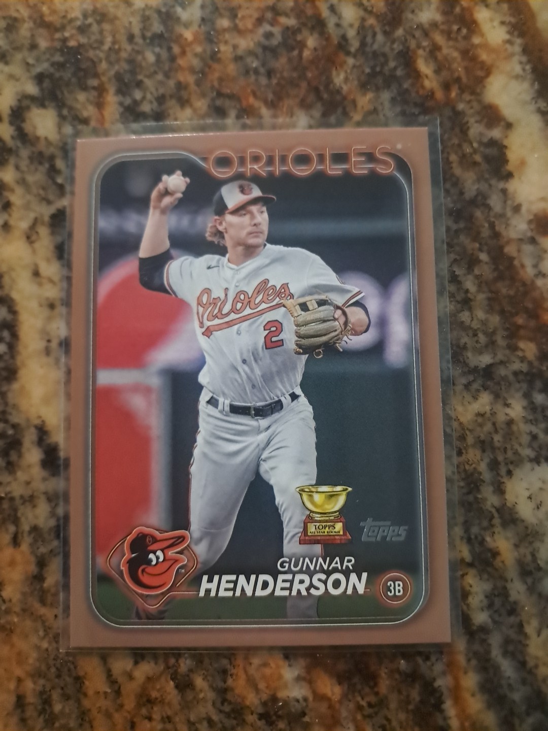 2024 Topps Series 2 - Gunnar Henderson #450 Gold /2024 Baltimore Orioles