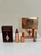 2 pc-Charlotte Tilbury Minis ~ Pillow Talk 1.1 G Matte Lipstick& Lip Blur 1ml