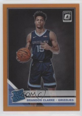 2019 Panini Donruss Optic Rated Orange Prizm 23/199 Brandon Clarke Rookie RC rf2