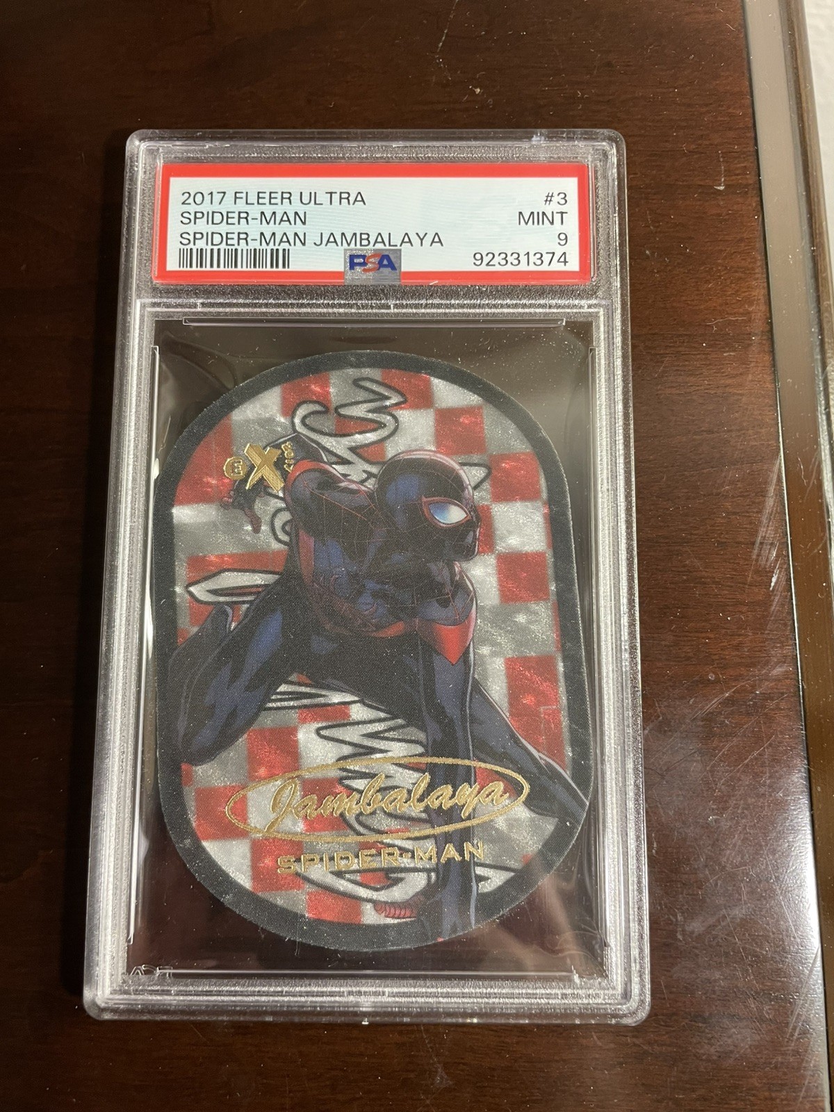 2017 FLEER ULTRA #3 SPIDER-MAN JAMBALAYA PSA 9 MILES MORALES POP16