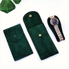 Watch Pouch, Watch Roll, Watch Travel Case for Men and Women Portable Velvet Wat