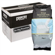 Country Range Dried Skimmed Milk Powder 2kg x 6 Pack