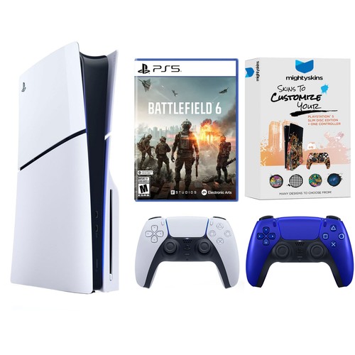 Sony PlayStation 5 Disc PS5 + Battlefield 6, Extra Controller vista 5