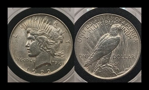 1922 - P Silver Peace Dollar Uncirculated