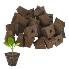 20-Pack Hydroponic Grow Sponges, 1.5x0.8x1.5 Inch Seed Pods Replacement [Brown] 2.91 per sponge