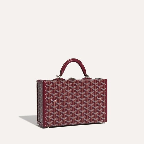 Goyard Women's Grand Hotel Trunk Bag Burgundy stamp GHOTELPMLTY33CL33P 143653058