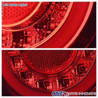 Fits 1991-1998 180SX RPS13 / 240SX S13 S14 JDM Red Full LED Tail