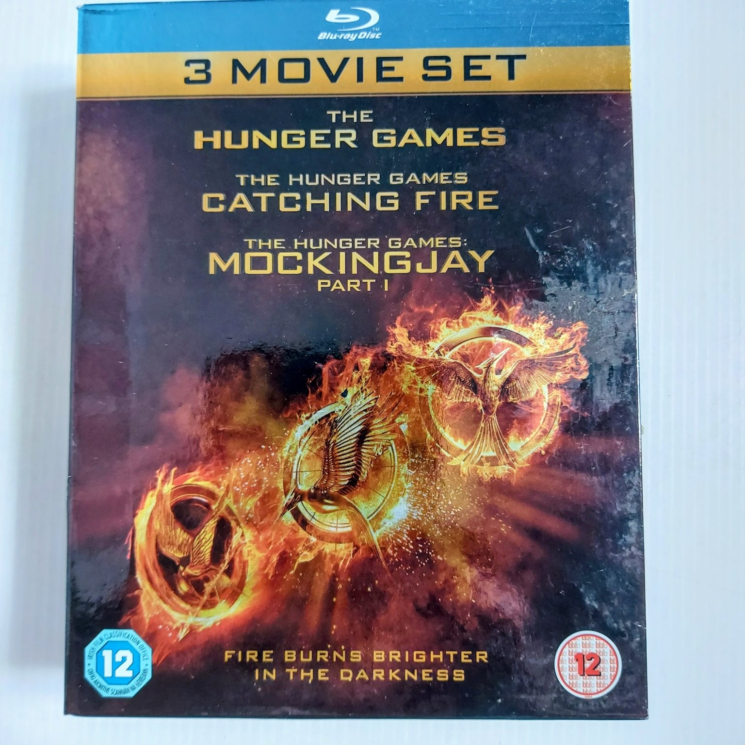 The Hunger Games 3 Movie Set Blu-ray Disc Catching Fire Mockingjay Part 1