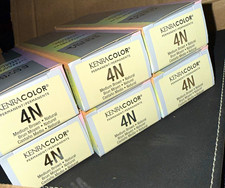 Kenra Color Permanent Hair Dye Cream 4N Medium Brown Natural 3.0 fl oz