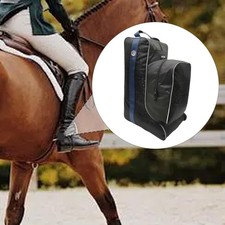Reitstiefeltasche Rei&szlig;verschluss Oxford Stoff f&uuml;r Cowboy Helm Stiefeltasche