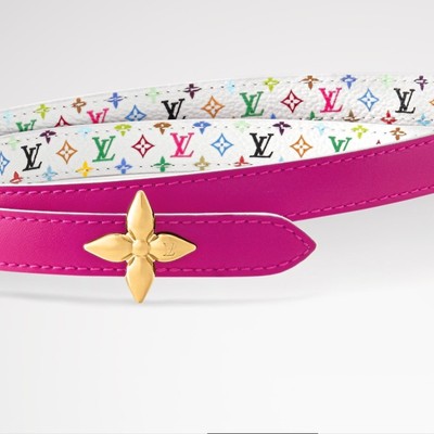 Louis Vuitton LV x TM Murakami Mini Flowergram Reversible Belt