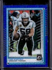 2025 Panini Donruss Optic Luke Kuechly Blue Mojo Prizm #/55 Panthers