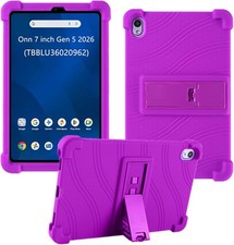 Soft Silicone Case for ONN 7 inch Tablet Cover 2026 Model with Adjustable Stand