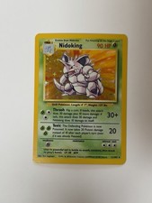 Pokémon TCG Nidoking Set Base Holo Unlimited Carta Rara 11/102 NM/LP