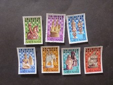 Vietnam 1983 Chess Pieces Set 6 Used Stamps