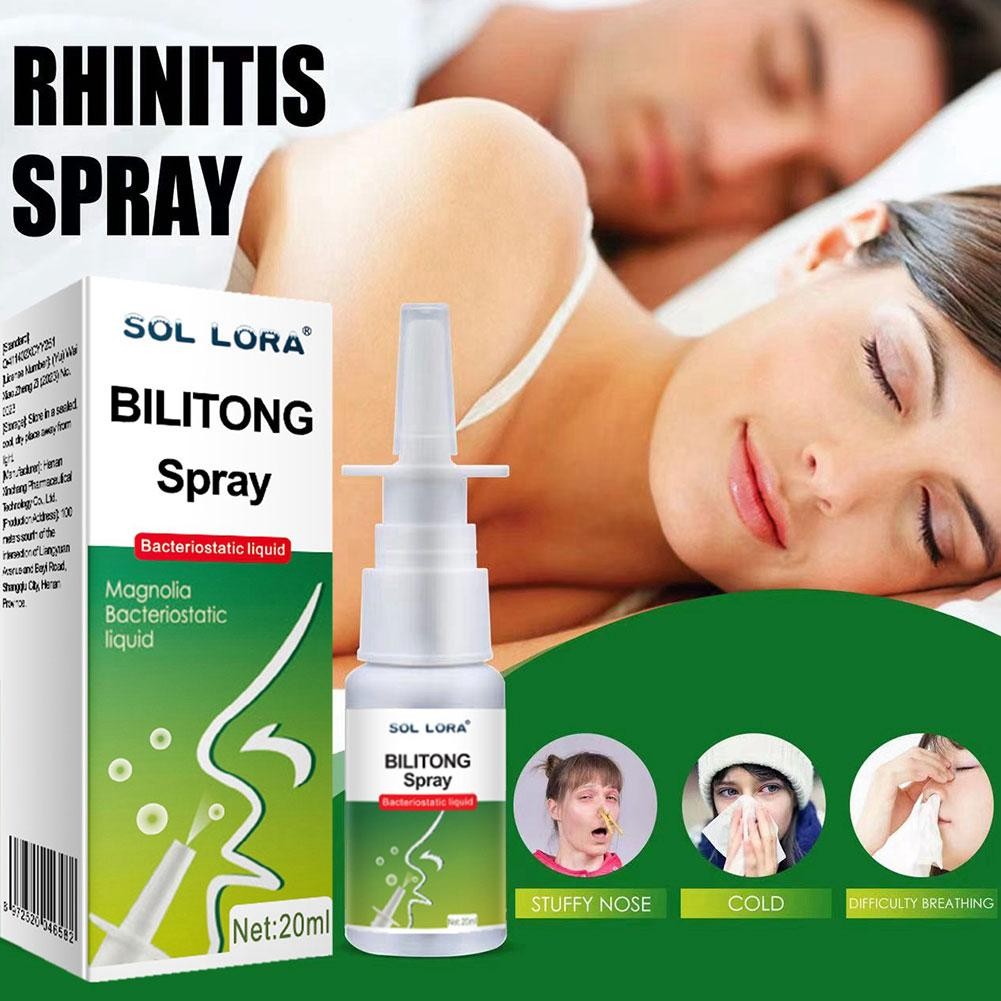 Rhinitis Nasal Spray Natural Fast Relief Nasal Spray  Snoring Sinusitis I K6V8