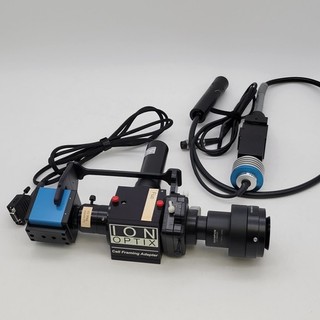 Ion Optix Cell Framing Adapter Microscope with Imaging Source Camera DMK 41AU02