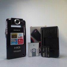 Sony Bloggie MHS-PM5 Handheld HD Camcorder Black Tested Full Working Set
