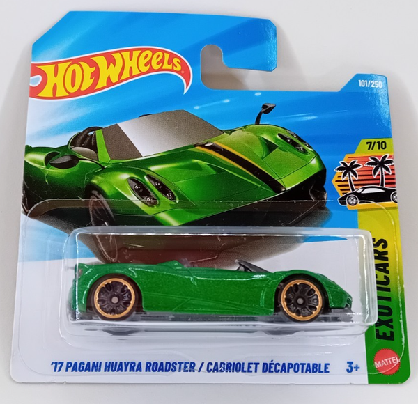Hot Wheels - '17 Pagani Huayra Roadster - GrüN - 2026 - JJH99 - Neu & Ovp --image